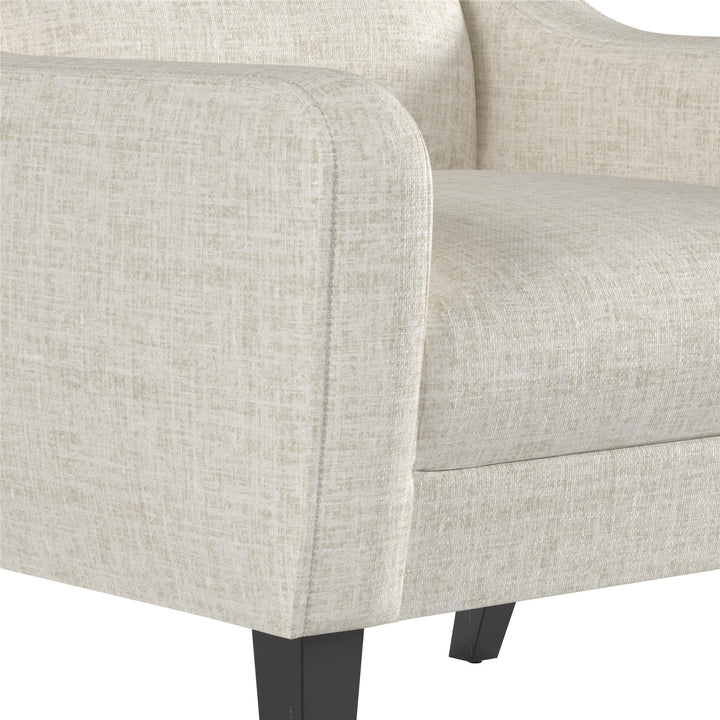 Eleanor Boucle Accent Chair - Beige - 1-Seater