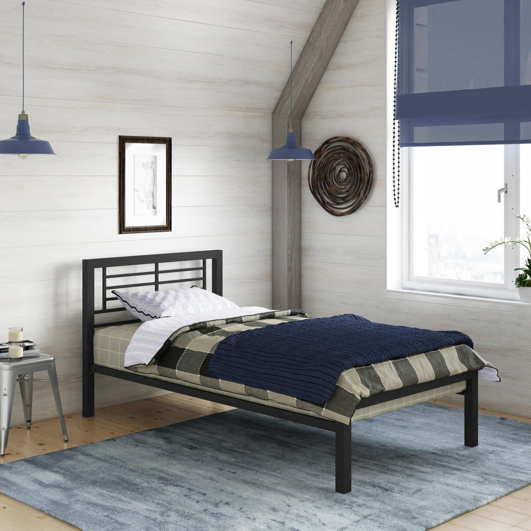 Twin Metal Bed - Black - Twin