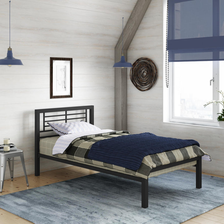 Twin Metal Bed - Black - Twin