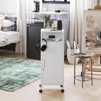 Cache Metal Locker-Style Mobile Storage Cart