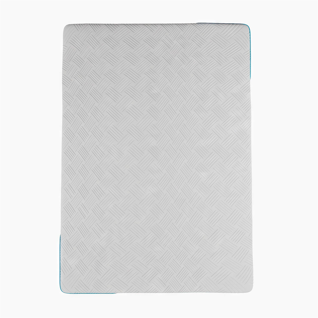 Bliss 8 Inch Charcoal Cool Gel Memory Foam Mattress - White - Full