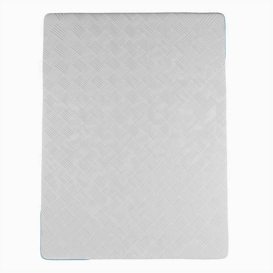 Bliss 8 Inch Charcoal Cool Gel Memory Foam Mattress - White - Queen