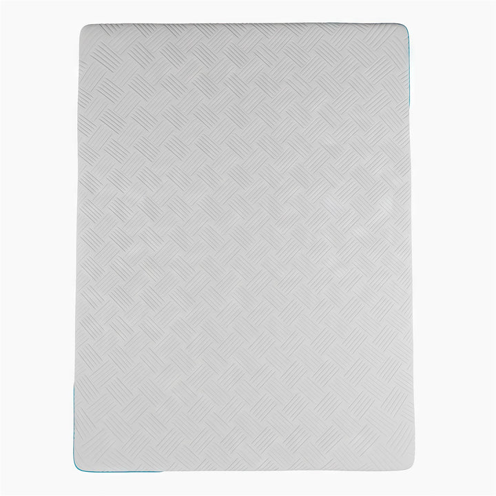 Bliss 8 Inch Charcoal Cool Gel Memory Foam Mattress - White - Queen