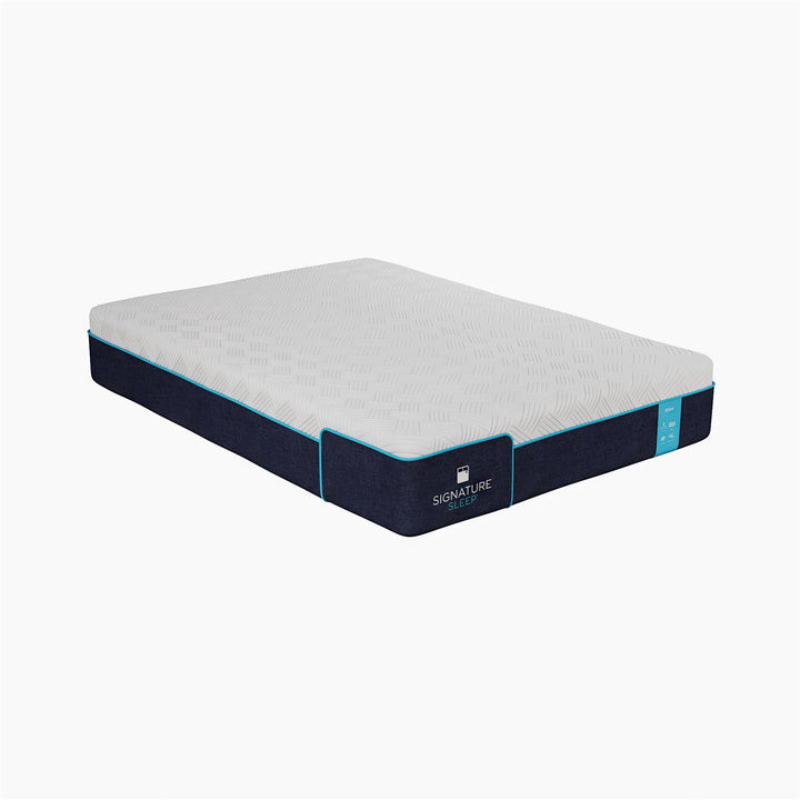 Bliss 10 Inch Charcoal Cool Gel Memory Foam Mattress - White - Full