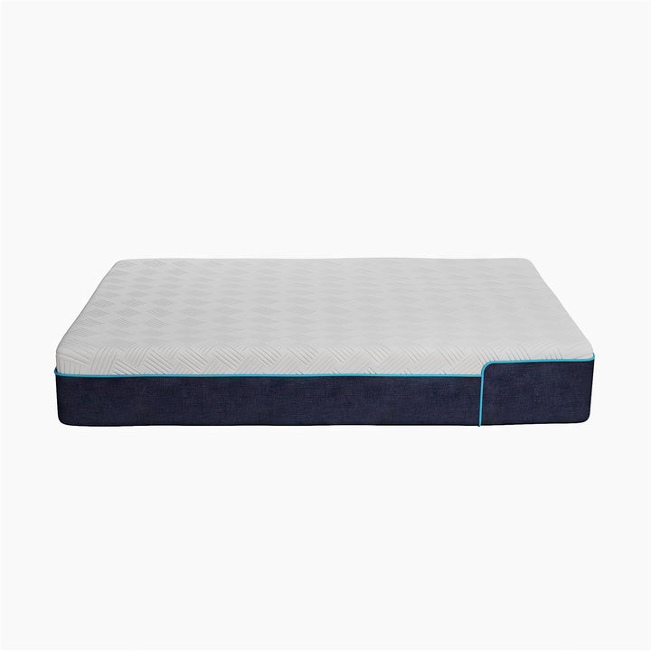 Bliss 10 Inch Charcoal Cool Gel Memory Foam Mattress - White - Full