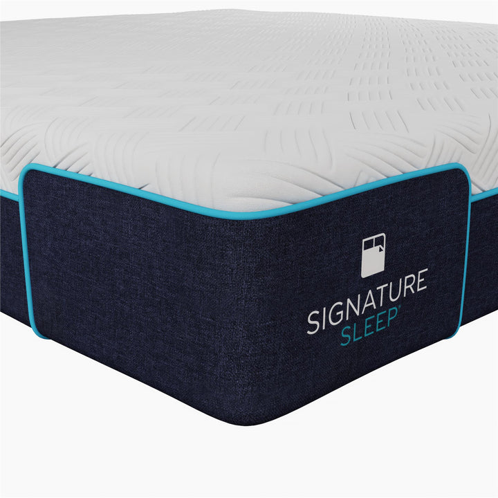 Bliss 10 Inch Charcoal Cool Gel Memory Foam Mattress - White - King