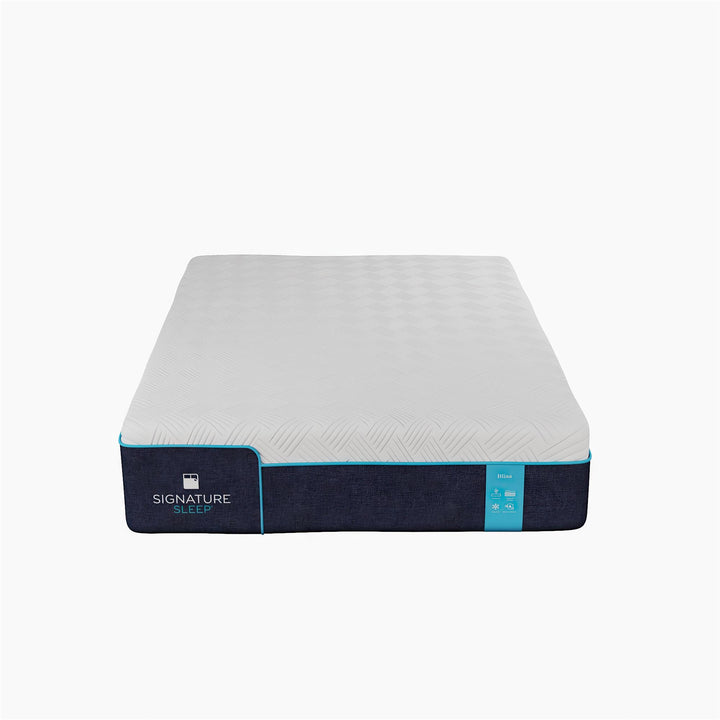 Bliss 12 Inch Charcoal Cool Gel Memory Foam Mattress - White - Full