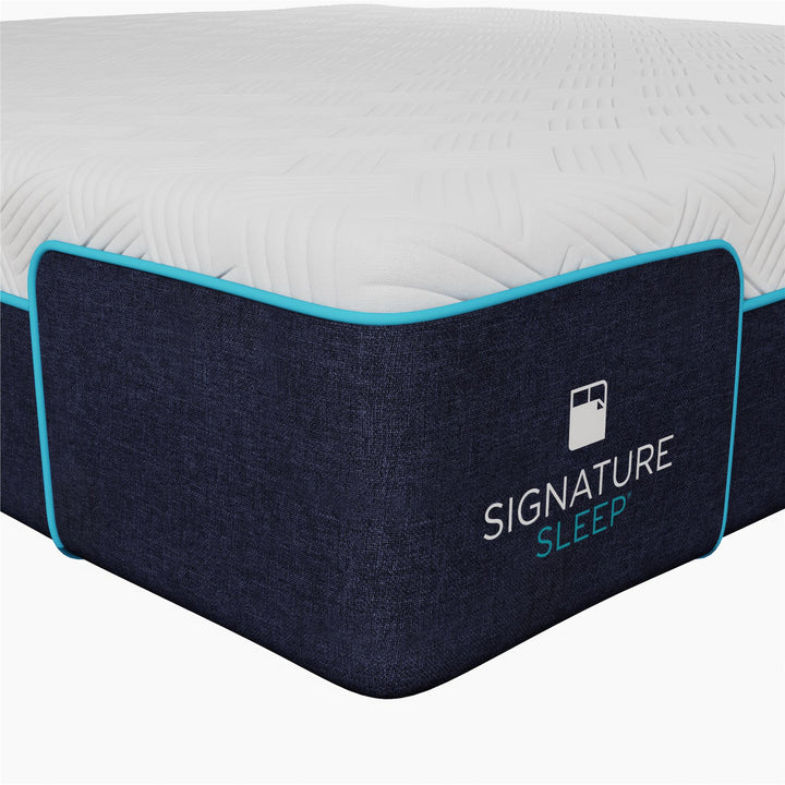 Bliss 12 Inch Charcoal Cool Gel Memory Foam Mattress - White - King
