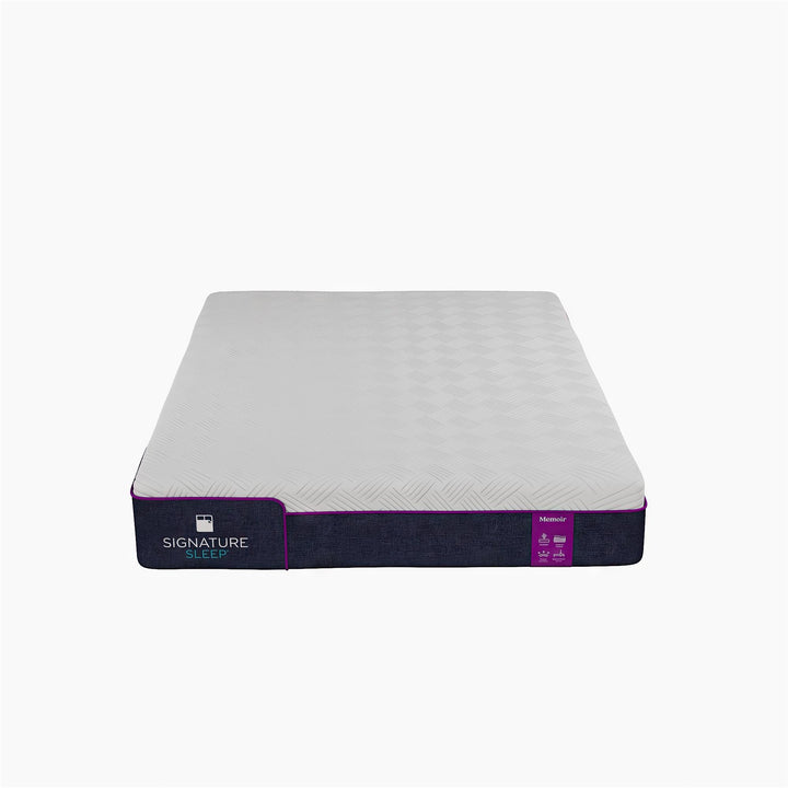 Memoir 8 Inch Memory Foam Mattress Relieves Pressure Points - White - Full