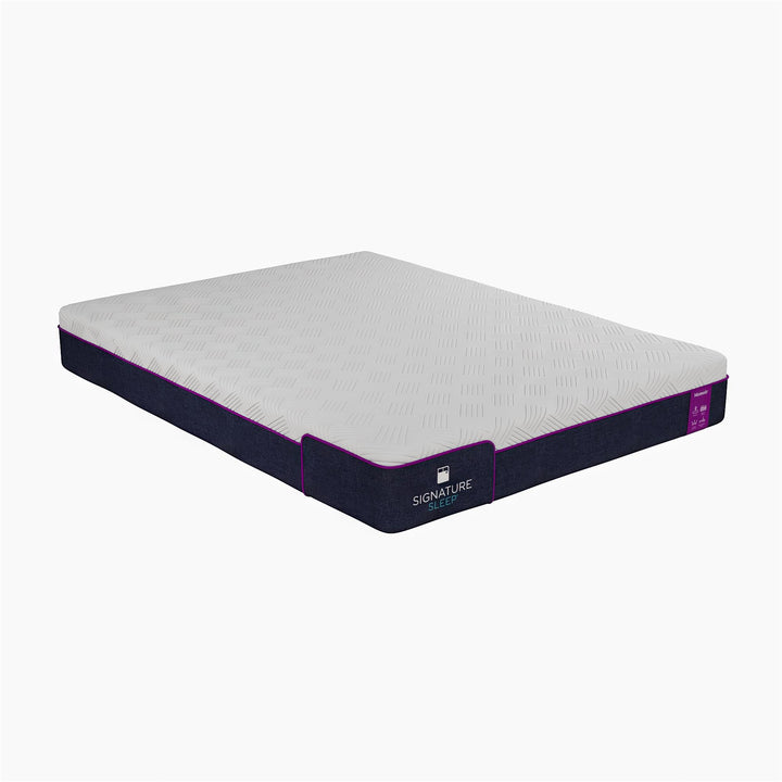 Memoir 8 Inch Memory Foam Mattress Relieves Pressure Points - White - Queen