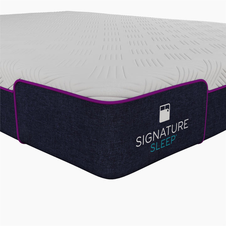 Memoir 8 Inch Memory Foam Mattress Relieves Pressure Points - White - Queen