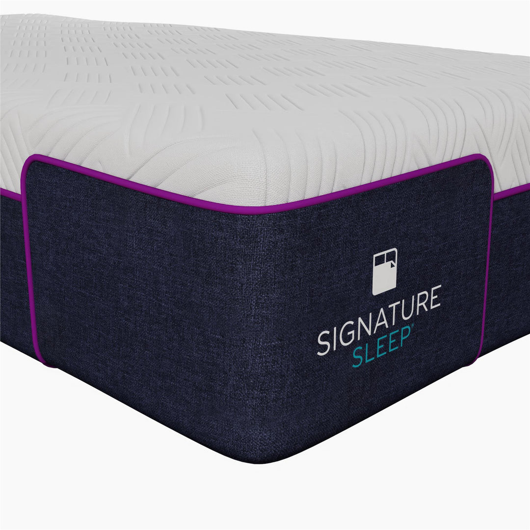 Memoir 12 Inch Memory Foam Mattress Relieves Pressure Points - White - Twin