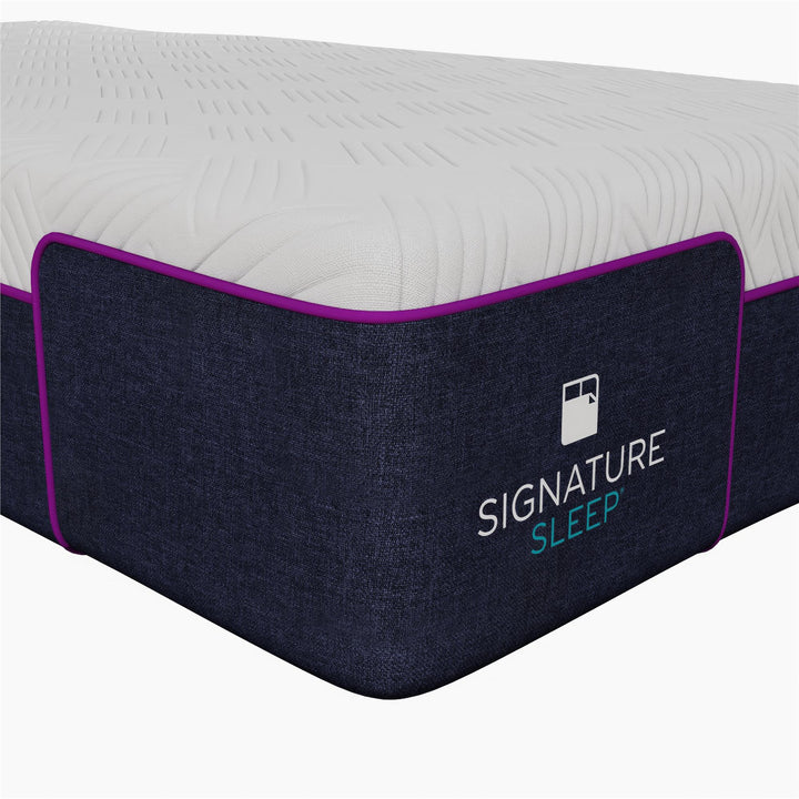 Memoir 12 Inch Memory Foam Mattress Relieves Pressure Points - White - Twin