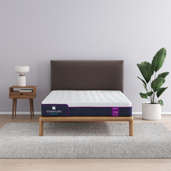 Memoir 8 Inch Memory Foam Mattress Relieves Pressure Points - White - Full