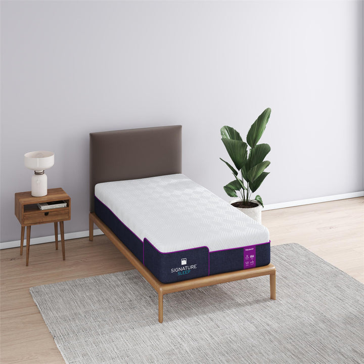 Memoir 12 Inch Memory Foam Mattress Relieves Pressure Points - White - Twin