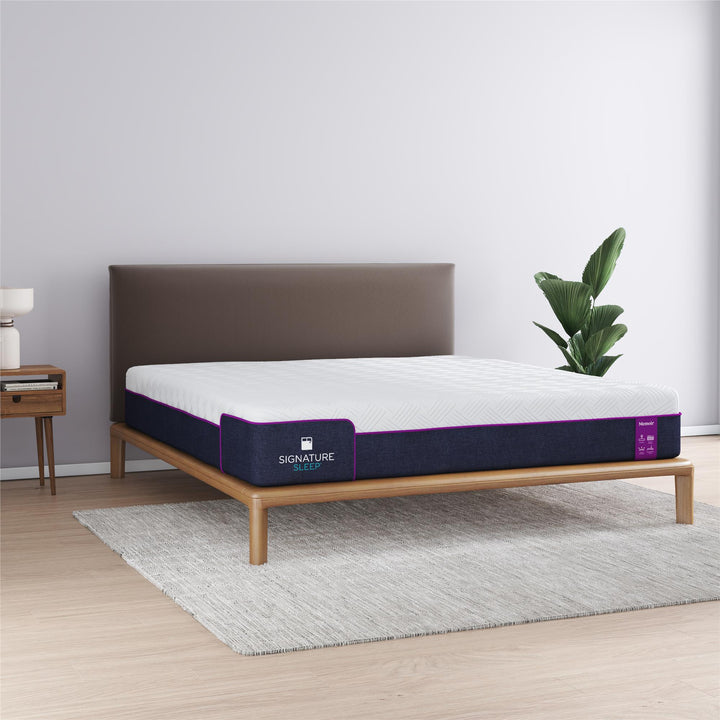 Memoir 12 Inch Memory Foam Mattress Relieves Pressure Points - White - King
