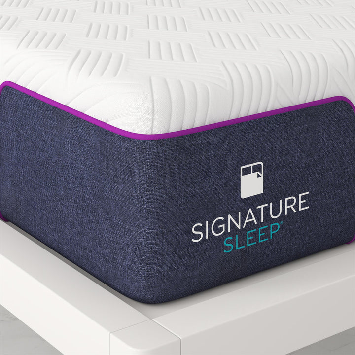 Memoir 12 Inch Memory Foam Mattress Relieves Pressure Points - White - Twin