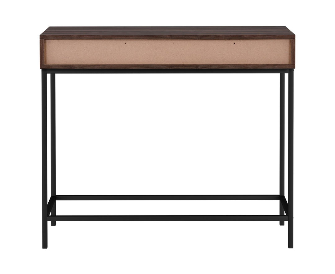 Jarrel Console Table with 2 Drawers - Walnut