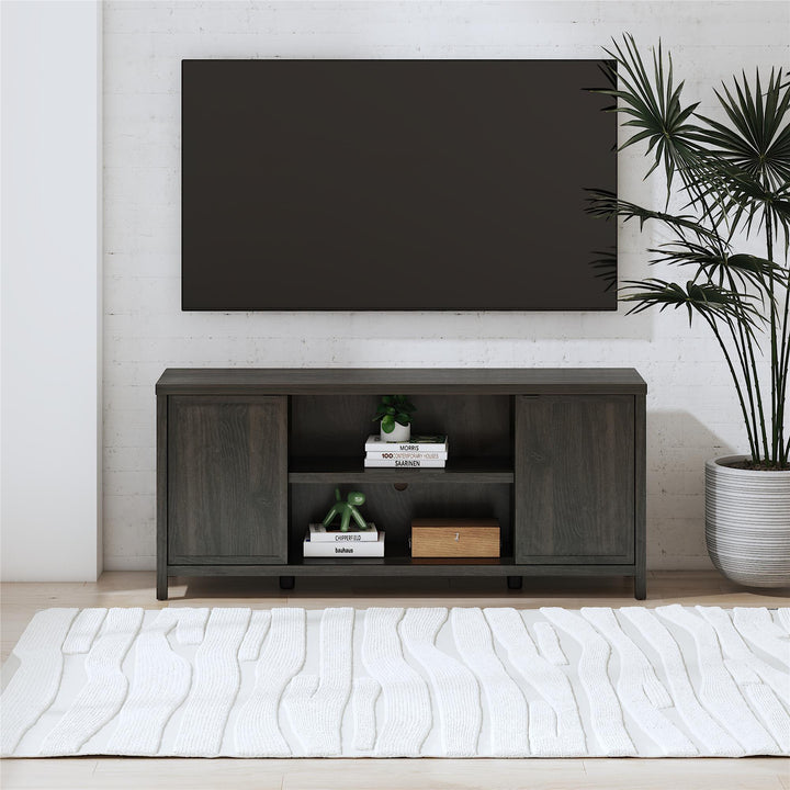 Uniluxe TV Console for 65" TVs with Storage - Espresso