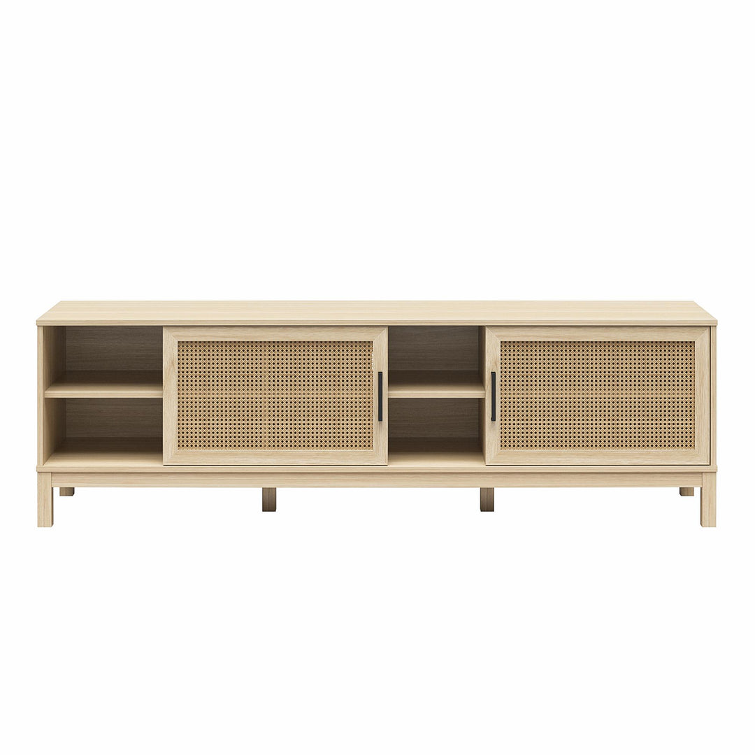 Cane TV Stand for TVs up to 85" - Spring PIne