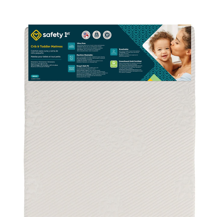 Precious Angel Supreme Firm Baby Crib & Toddler Mattress - White - Crib & Toddler Mattress