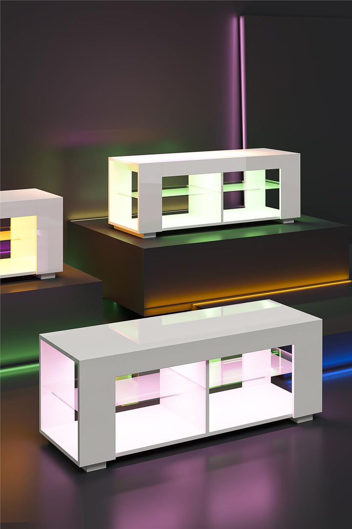 LED TV Stand for TVs up to 55" - White