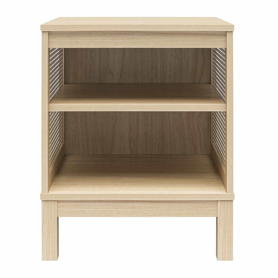 Cane End Table - Spring PIne