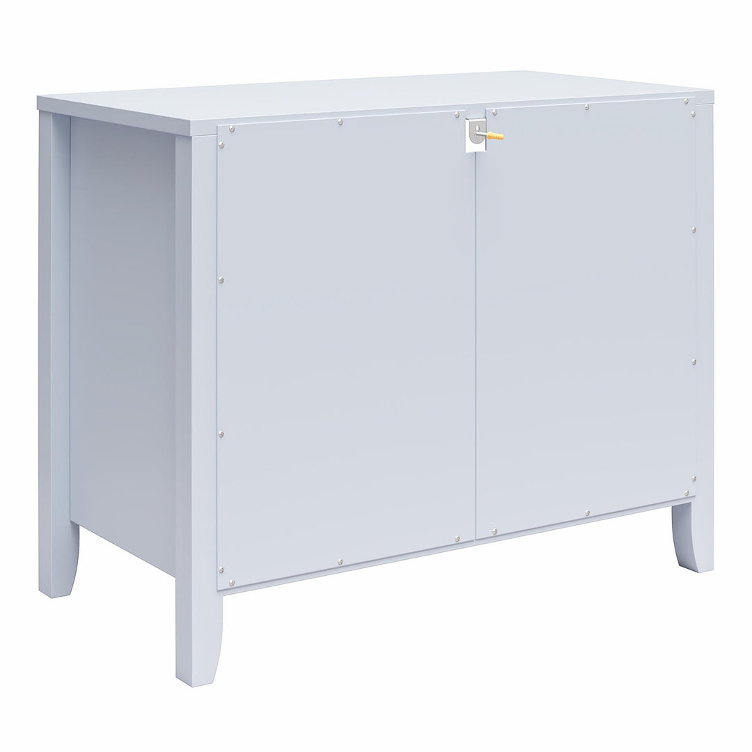 Her Majesty 2 Drawer Nightstand with 1 Open Cubby and 2 Drawers - Powder Blue