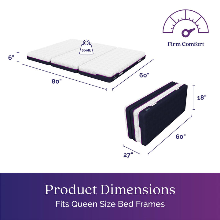 Paramount Trifold Cabinet Murphy Bed with Mattress and Storage Drawers - Black Oak - Queen