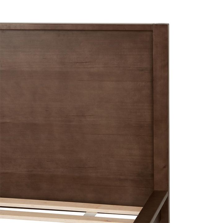 Ezra No-Tool Queen Platform Bed - Walnut - Queen