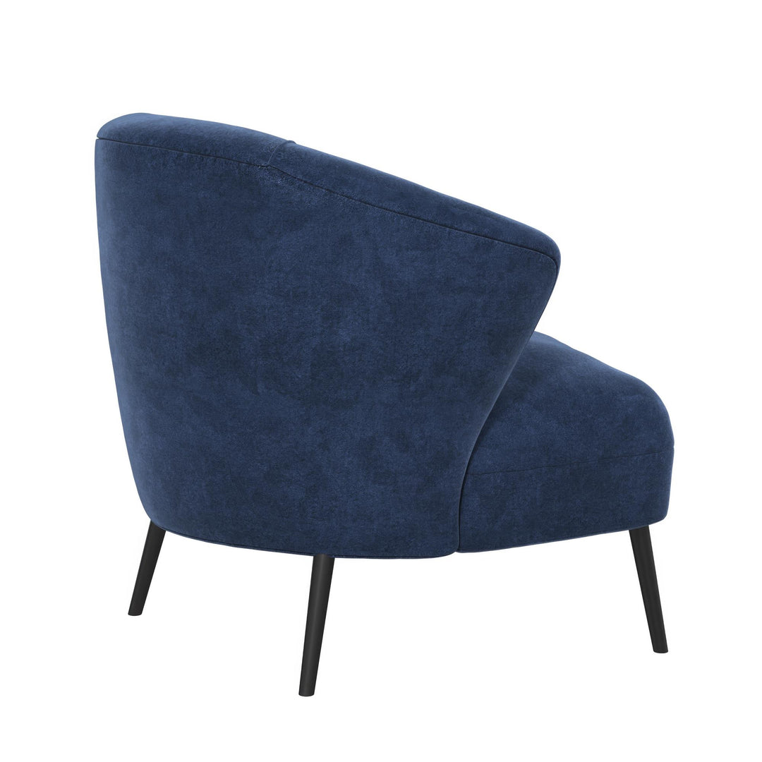Alice Upholstered Accent Chair - Navy