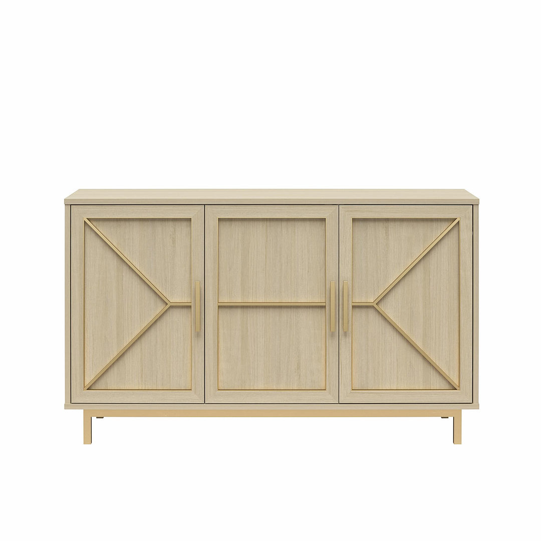 Neely Wide Accent Cabinet - Pale Oak