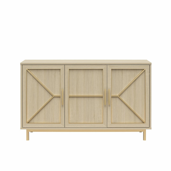 Neely Wide Accent Cabinet - Pale Oak