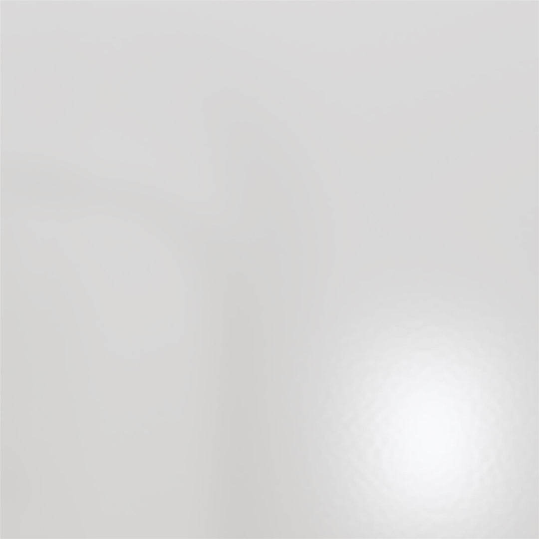 Bushwick Metal Platform Bed - Off White - Twin