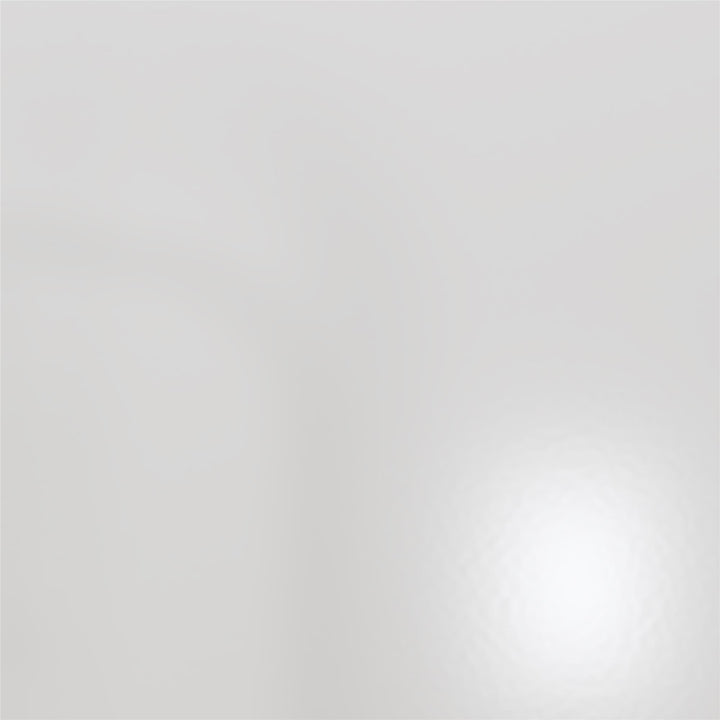 Bushwick Metal Platform Bed - Off White - Twin