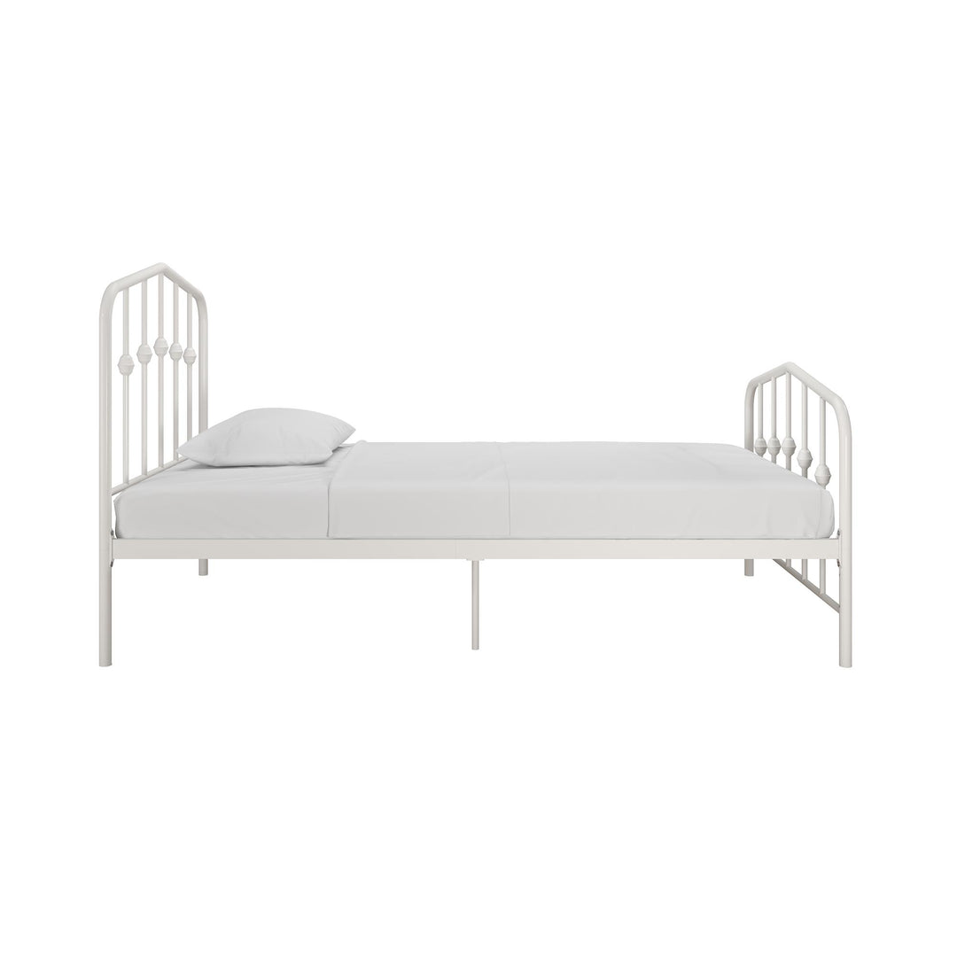 Bushwick Metal Platform Bed - Off White - Twin