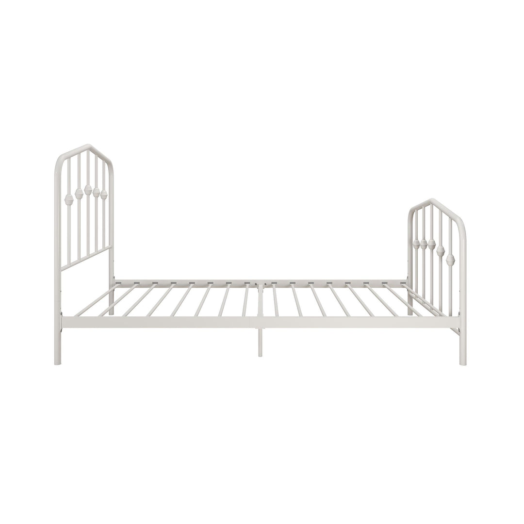 Bushwick Metal Platform Bed - Off White - Twin