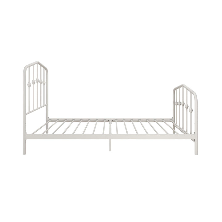 Bushwick Metal Platform Bed - Off White - Twin