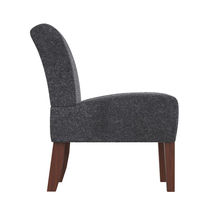 Slipper Chair - Gray - 1-Seater