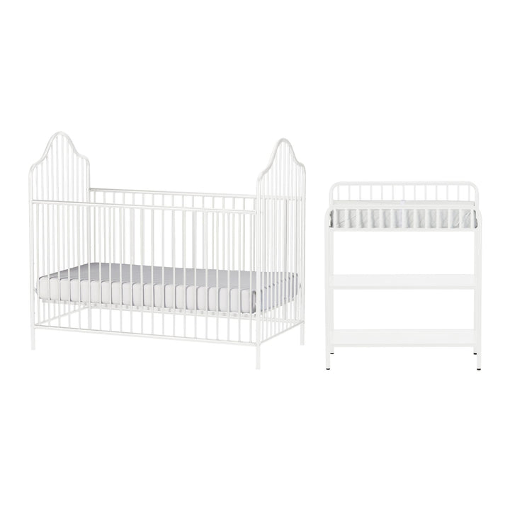 Comfortable baby changing table -  White