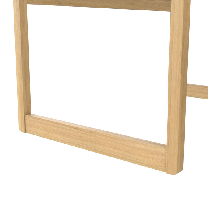Signy Kids Table and 2 Chairs Set with Adjustable Heights - Blonde Oak