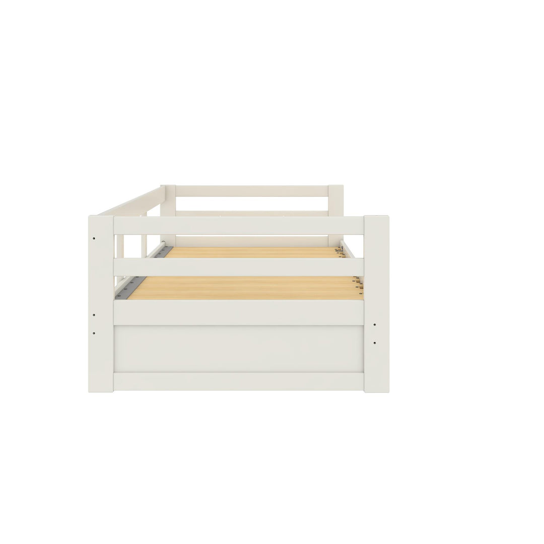 Rhodes Twin to King Wood Daybed with Storage Drawer - White - Twin to King