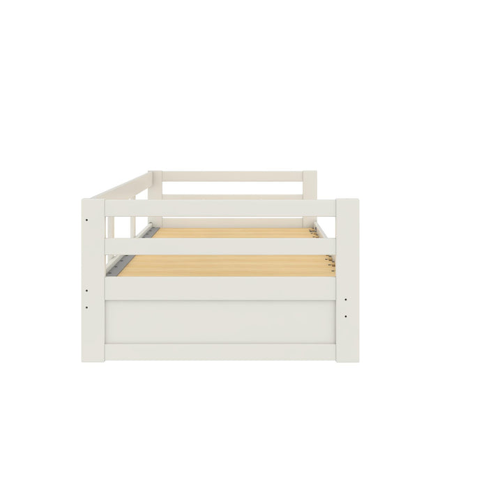 Rhodes Twin to King Wood Daybed with Storage Drawer - White - Twin to King