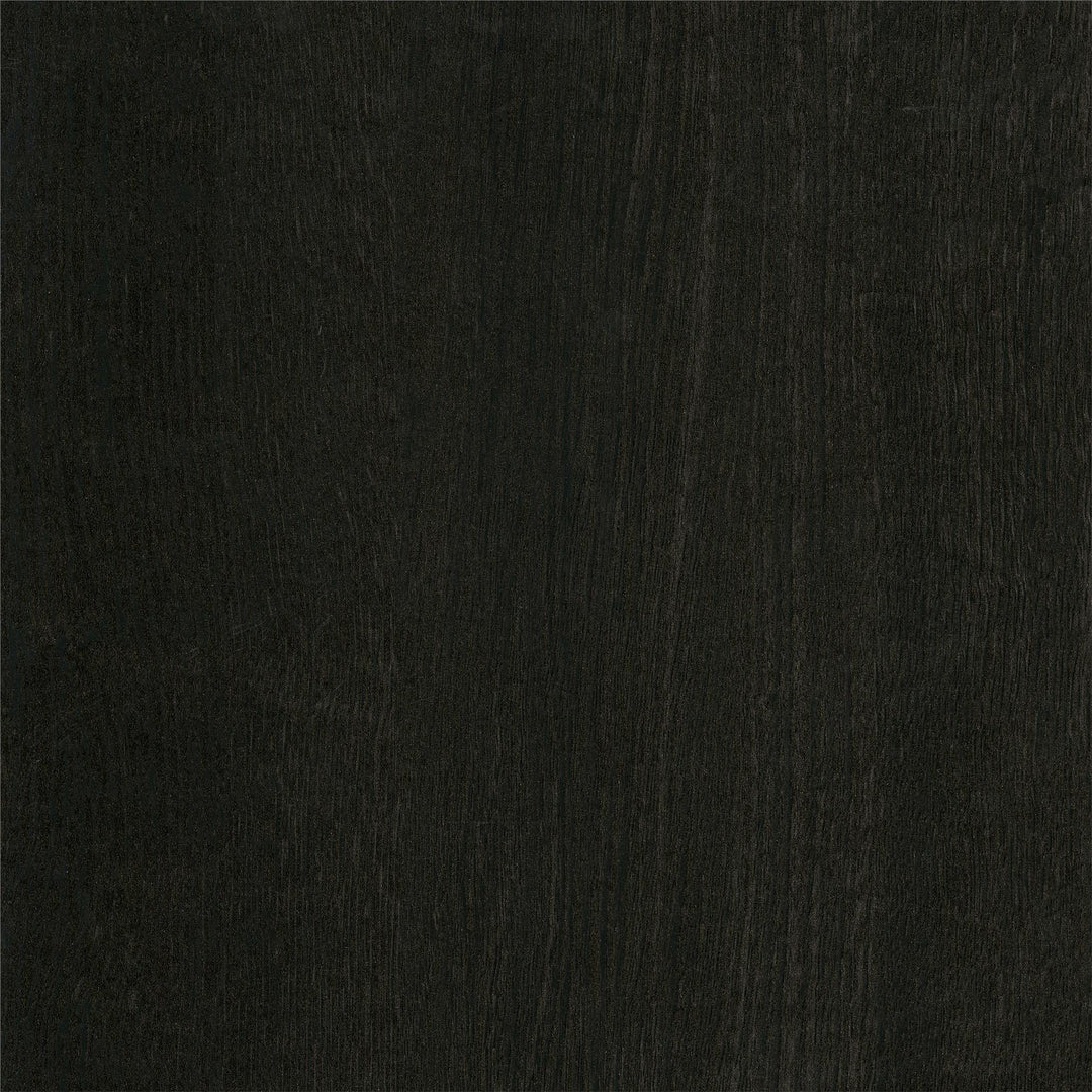 Farmington Rustic Farmhouse 31.5 Inch Wide Storage Cabinet - Black Oak