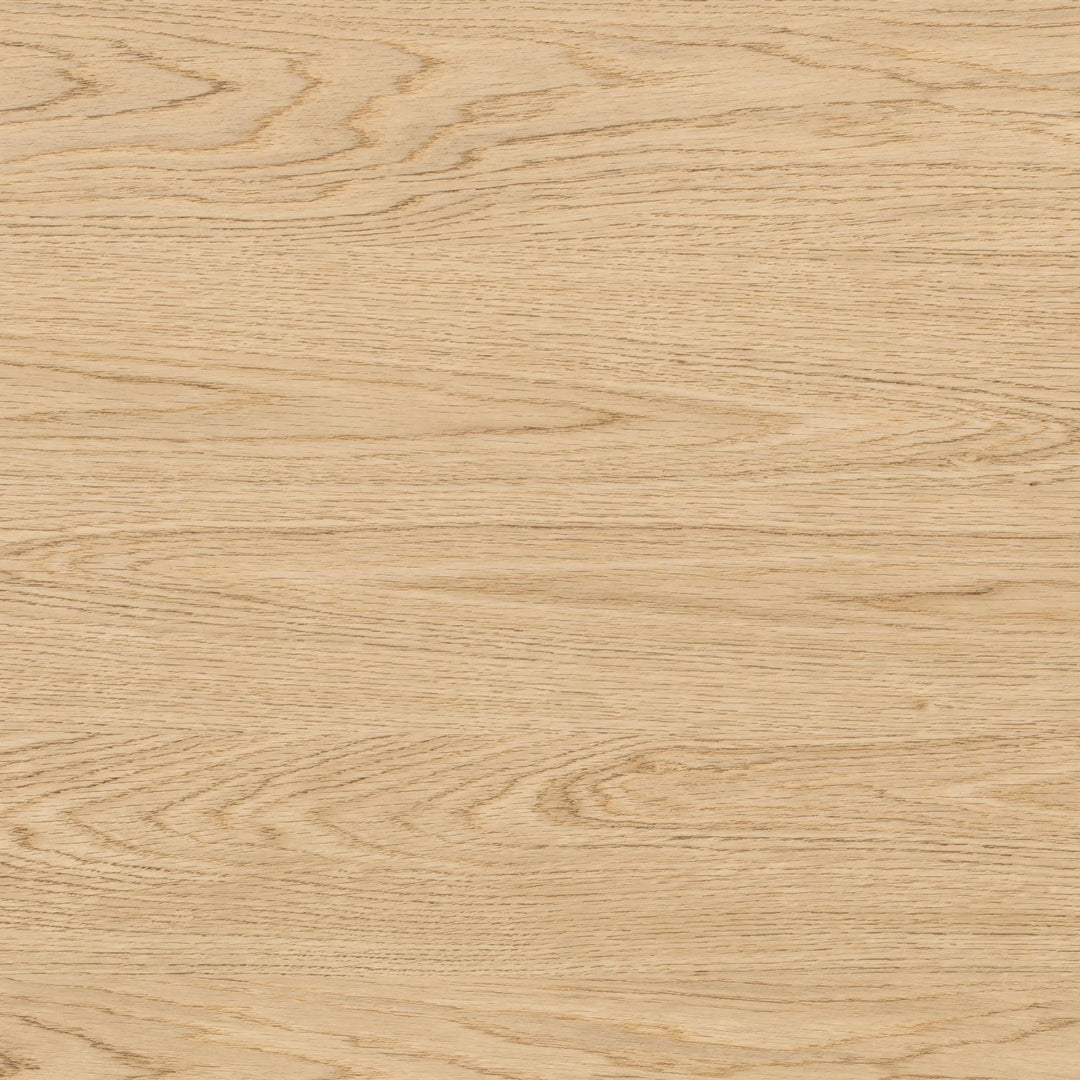 Leva Scandinavian Style Desk with 2 Drawers - Light Oak