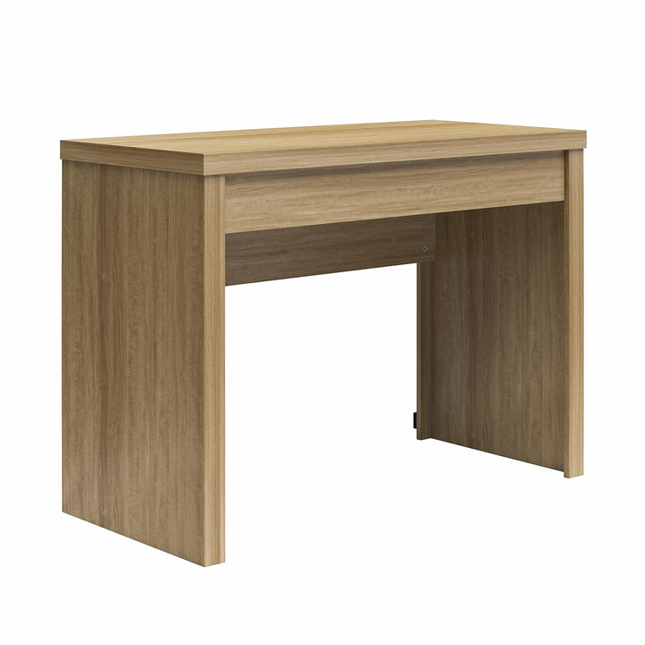 Cooper Writing Desk with USB Port and Type-C Port - Natural Teak