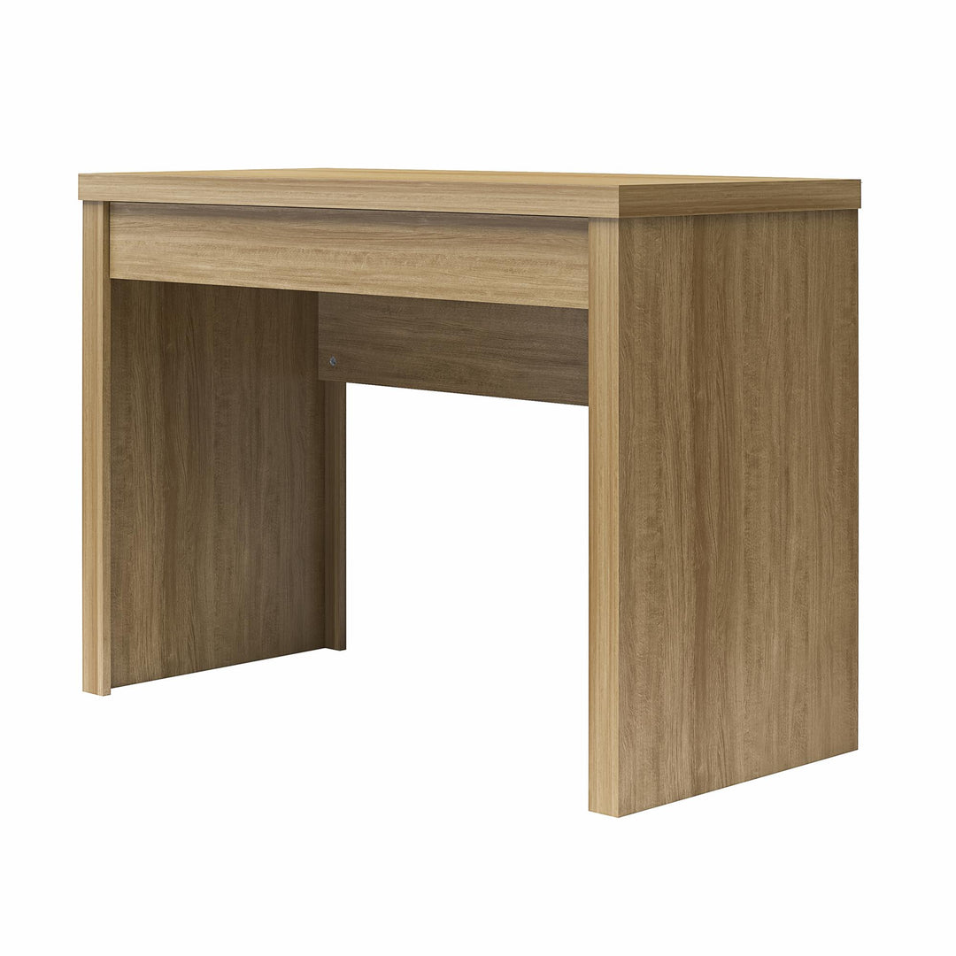 Cooper Writing Desk with USB Port and Type-C Port - Natural Teak
