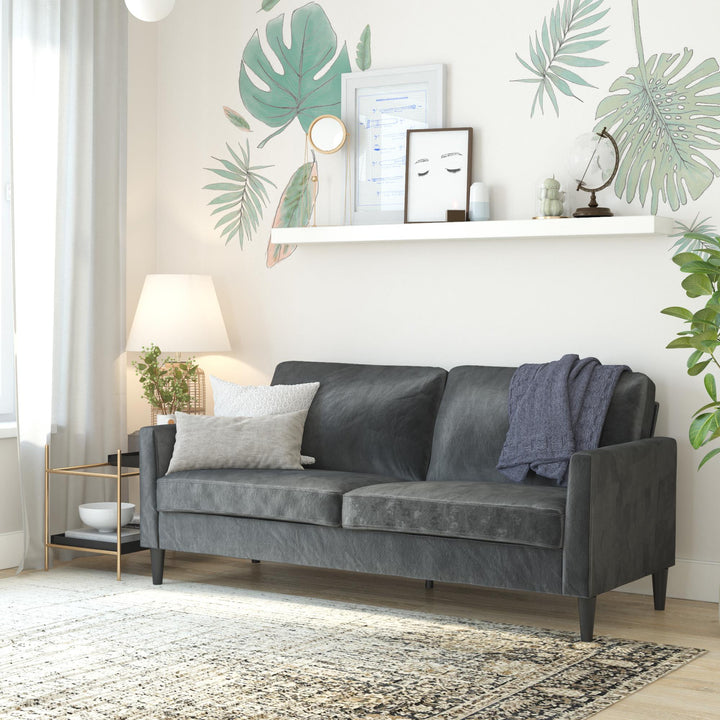 Winston Sofa with Pocket Coils - Dark Gray