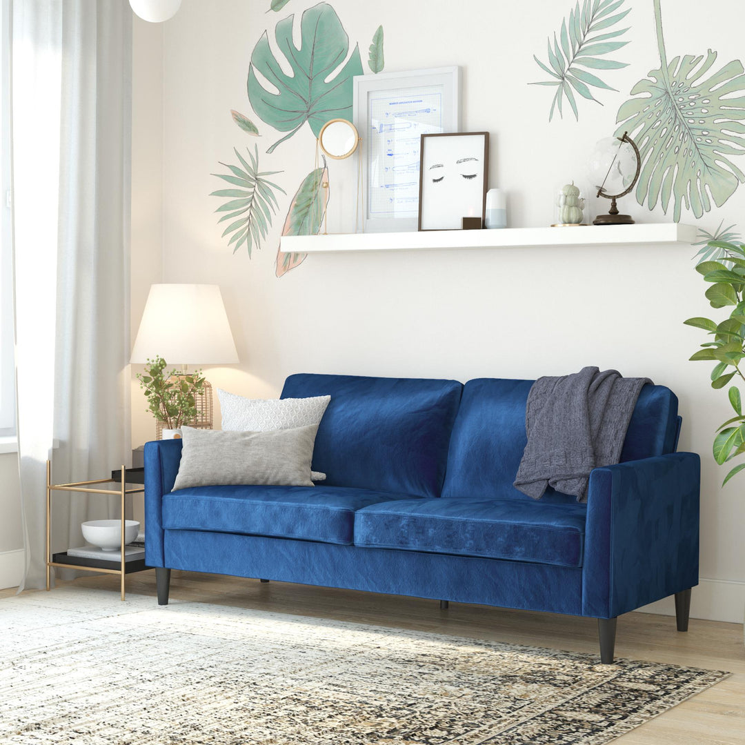 Winston Sofa with Pocket Coils - Blue