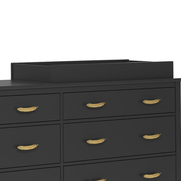 Poppy changing table topper for baby room -  Black